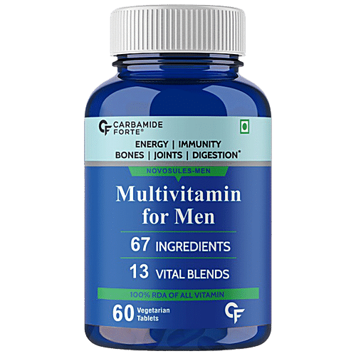 Buy Carbamide Forte Multivitamin For Men + 67 Ingredients Vegetarian 