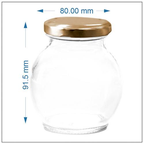 Buy Yera Glass Jar/Container With Golden Metal Lid - Dishwasher Safe, Used  For Storage Online at Best Price of Rs 239 - bigbasket