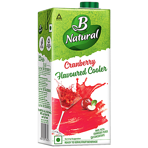 Buy B Natural Cranberry Flavoured Cooler - Ready To Serve Beverage ...