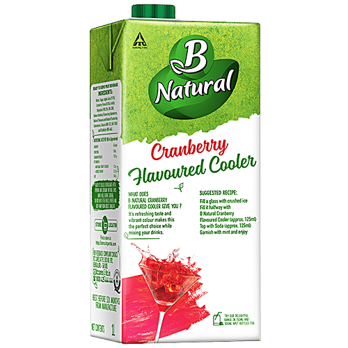 Buy B Natural Cranberry Flavoured Cooler - Ready To Serve Beverage ...