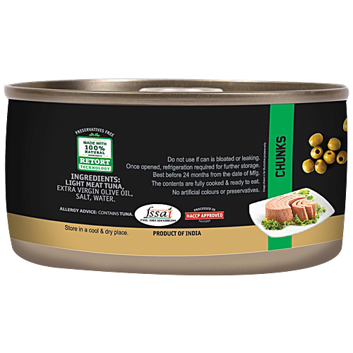 Buy Tasty Nibbles Light Meat Canned Tuna Chunks - In Extra Virgin Olive ...