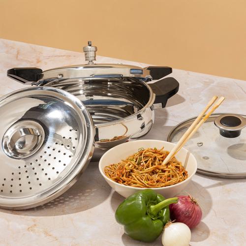  Vinod Stainless Steel Pasta Pot with Strainer lid