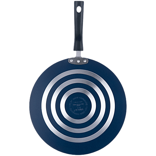 Buy Kitchen Essentials Stainless Steel Non-Stick Tawa - 3 Layer Coating,  Induction Base, 28 cm, Bakelite Handle Online at Best Price of Rs 499 -  bigbasket