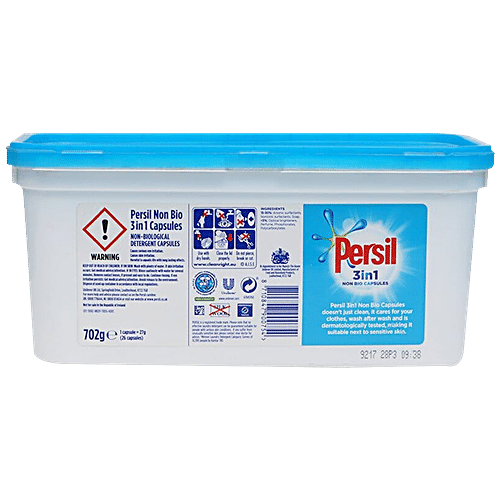 Buy Persil 3-In-1 Non Bio Laundry Capsule - Protects Fabric, Removes ...