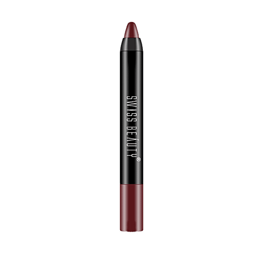 Buy Swiss Beauty 12 Hrs. Stay Matte Crayon Lipstick - Long Lasting ...