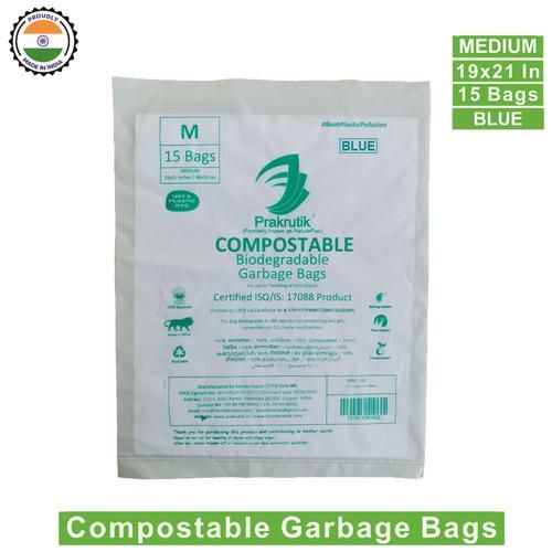 19X21 Biodegradable Garbage Bag, 19x21 Inch, Holding Capacity: 5 Kg