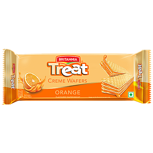 Buy Britannia Treat Orange Wafers Online at Best Price of Rs 25 - bigbasket