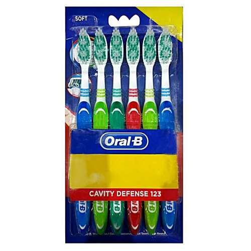 Buy Oral-B Bacterial Fighter Manual Tooth Brush - Cavity Defense ...