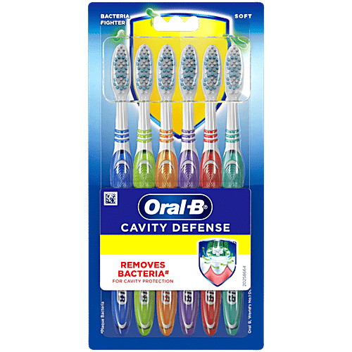 Buy Oral-B Bacteria Fighter Cavity Defense Tooth Brush Online At Best ...