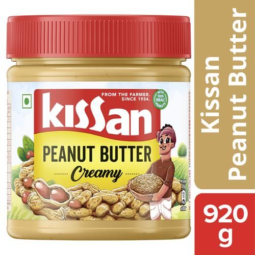 Buy Kissan Peanut Butter Crunchy 25 Protein Indias Finest Quality Peanuts Online At Best 