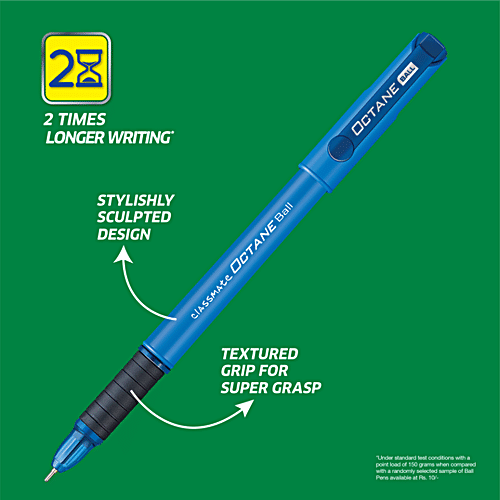 Buy Classmate Octane Ball Pen - Blue Online at Best Price of Rs 95 ...