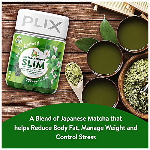 Buy Plix Matcha Slim Gummies, 60 gummies Online at Best Prices