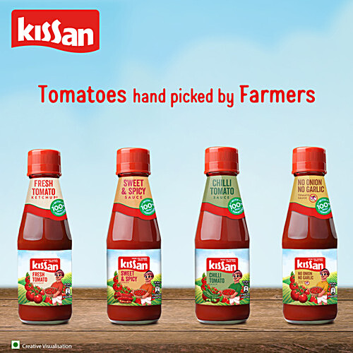 Buy Kissan Fresh Tomato Ketchup - Tasty, Yummy & Healthy Online at Best ...