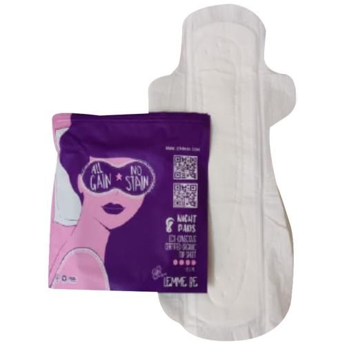 Lemme Be Teen Sanitary Day Pads - 100% Cotton, Certified Biodegradable, 7  pcs