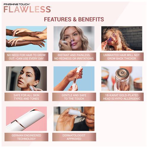 Buy Flawless Finishing Touch - Facial Hair Remover, Pink Crystal Online at  Best Price of Rs 1500 - bigbasket
