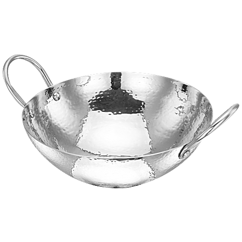 Buy Bergner Essential Stainless Steel Kadhai - Durable & Long Lasting