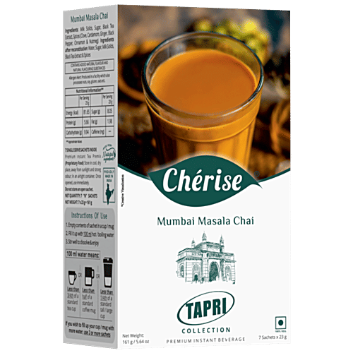 Buy Cherise Tapri Instant Tea Premix - Mumbai Masala Chai Online at ...