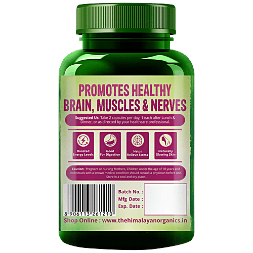 Buy Himalayan Organics Plant Based B-Complex Capsules - Rich In Vitamin ...