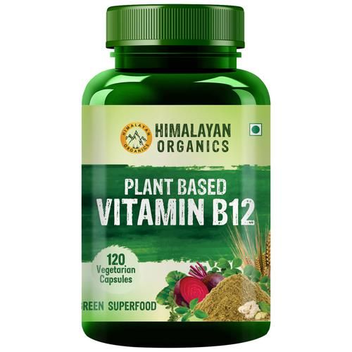 Buy Himalayan Organics Plant Based Vitamin B12 Capsules - Green ...
