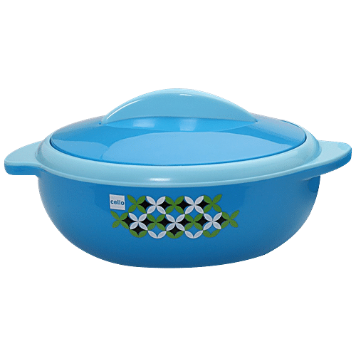 Buy Cello Plastic Casserole - Sizzler, Blue, 2 L Online at Best Price ...