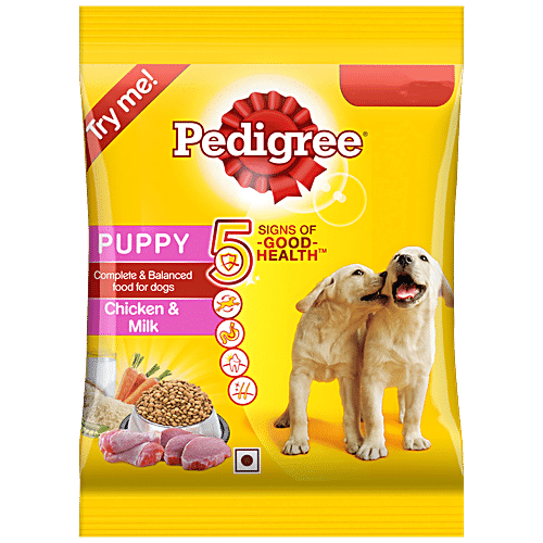 Buy Pedigree Puppy Dog Food - Chicken & Milk, Balanced Food For Pups ...