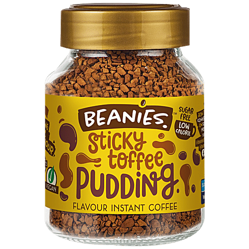 Buy Beanies Flavoured Instant Coffee - Sticky Toffee Pudding Online At 