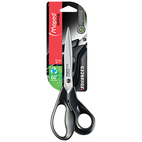 1pc Plastic Spring-loaded Safety Scissors For Paper Cutting And