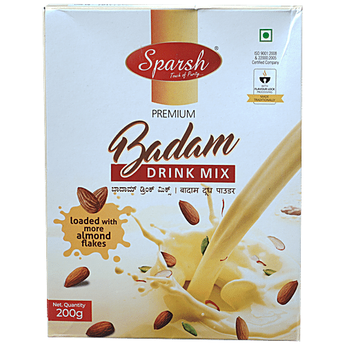 Buy Sparsh Premium Badam Milk Powder - Rich In Protein, Fibre, Healthy ...