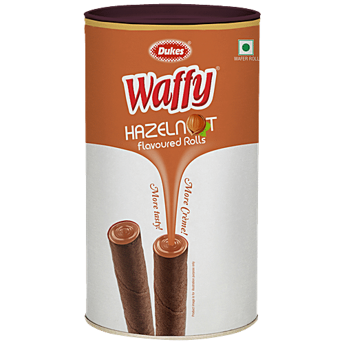 Dukes Waffy Hazelnut Flavoured Wafer Roll