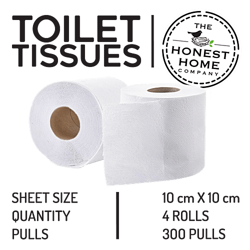 Buy THE HONEST HOME COMPANY Toilet Tissue Roll - 4 In 1, Super Soft ...