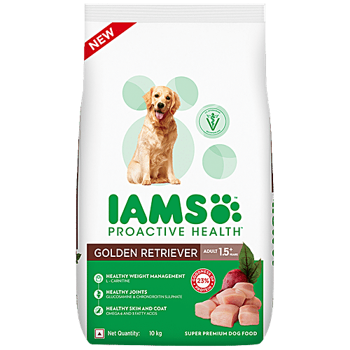 IAMS Dry Dog Food Proactive Health Adult 1.5 Years Golden Retriever 10 Kg