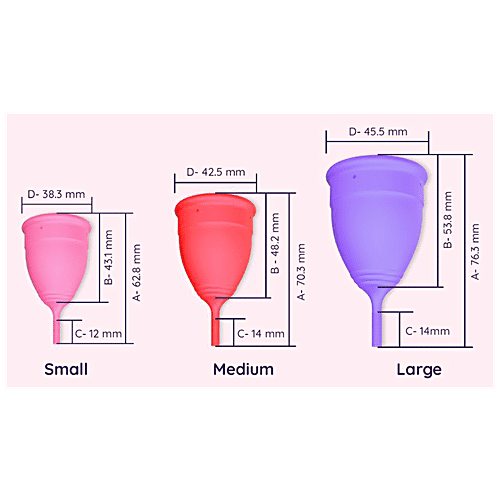 Buy Sanfe Reusable Menstrual Cup - With No Rashes, Leakage Or Odour ...