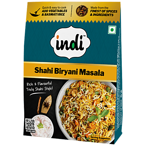 Buy Indi Shahi Biryani Masala - Rich & Flavourful Restaurant Style ...