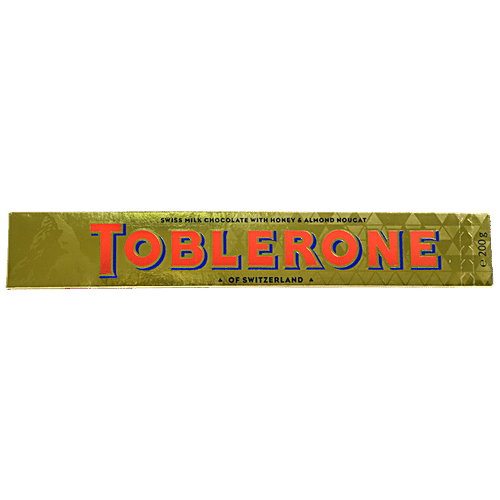 Buy Toblerone Swiss Milk Chocolate With Honey & Almond Nougat - Tiny Online  at Best Price of Rs 899 - bigbasket