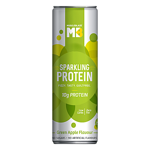 Buy MuscleBlaze Sparkling Protein Water Low Carbs, No Sugars, No