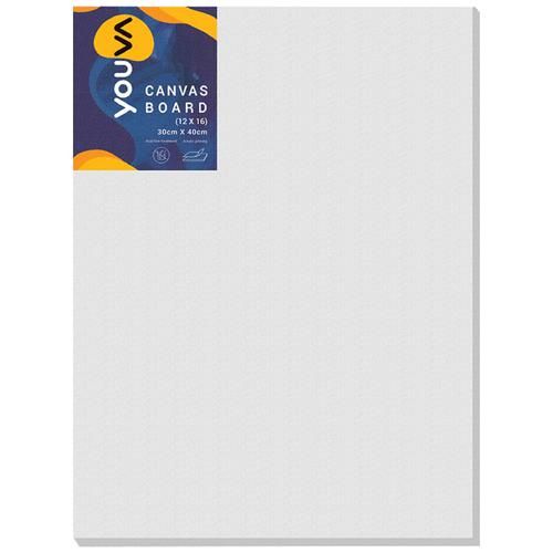White Round Canvas Board - 30 X 30CM