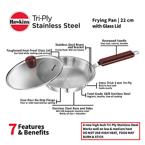 Ergonomic 3 in 1 Frying Pan – slurshindia