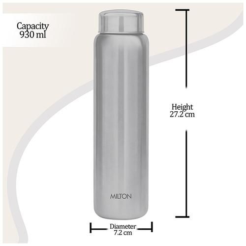 Buy Milton Bottle Aqua 1000 Stainless Steel Water Bottle Silver Online At Best Price Of Rs 349 Bigbasket