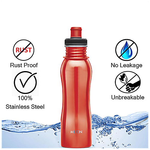 Buy Milton Bottle - Easy Grip Stainless Steel water bottle - Red Online ...