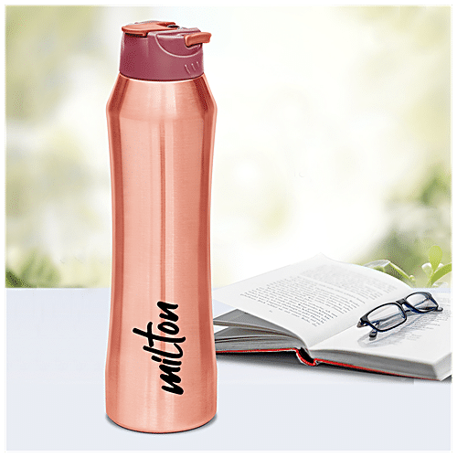 Buy Milton Stark 900 Thermosteel Hot And Cold Water Bottle Durable Leak Proof Rose Gold Online 8086