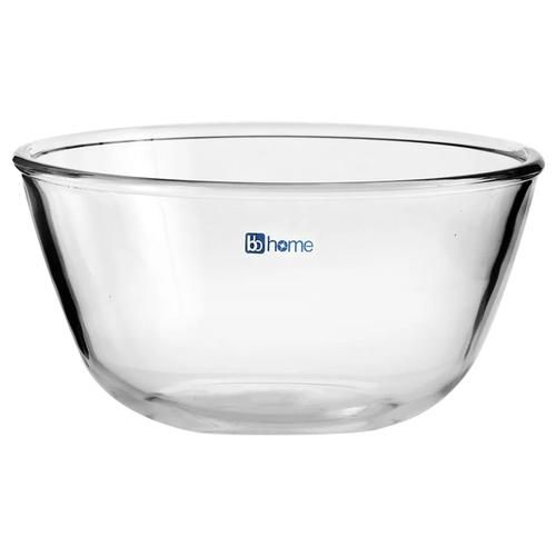 BB Home Glass Mixing Bowl With Lid - Borosilicate, 1 L  