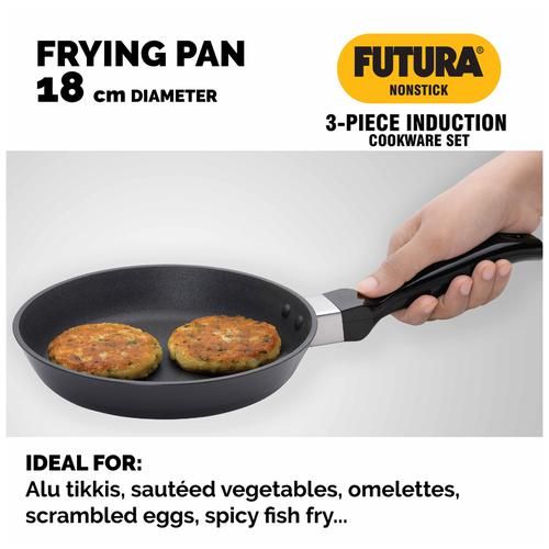 Deep Frying Pan - Deep Frying Pan - 33cm Non-Stick Frying Pan with