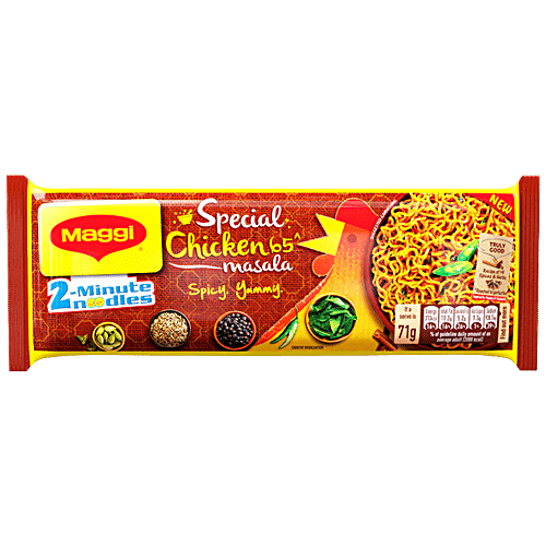 Buy Maggi 2-minute Instant Noodle - Spicy, Yummy, Special Chicken 65 