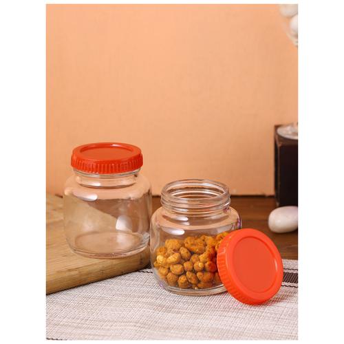 Buy Glass Ideas Glass Storage Jar - With Metal Lid Online at Best Price of  Rs 200 - bigbasket