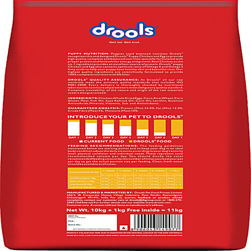 Drools puppy hotsell food 10kg