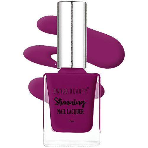 Buy Swiss Beauty Stunning Nail Lacquer - Long Lasting, Quick Drying ...