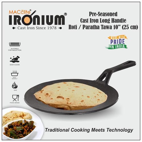 Buy Cast Iron Roti Tawa, 25CM Online at Best Price at MACclite- MACclite