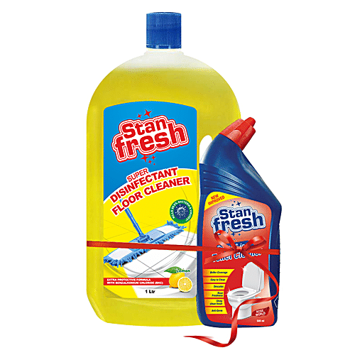 Buy STANFRESH Super Disinfectant Floor Cleaner & Super 6 In 1 Toilet ...