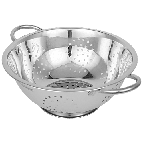 Buy Fackelmann Multipurpose Stainless Steel Colander, 24 CM Online at ...