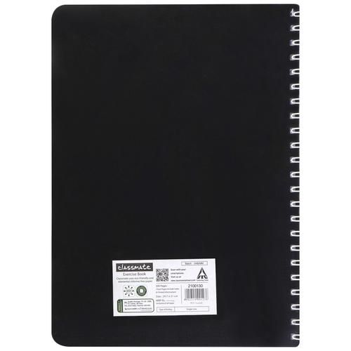 Buy Classmate Pulse Notebook Ruled Single Line Spiral Binding A4 250 Pages Online At Best 